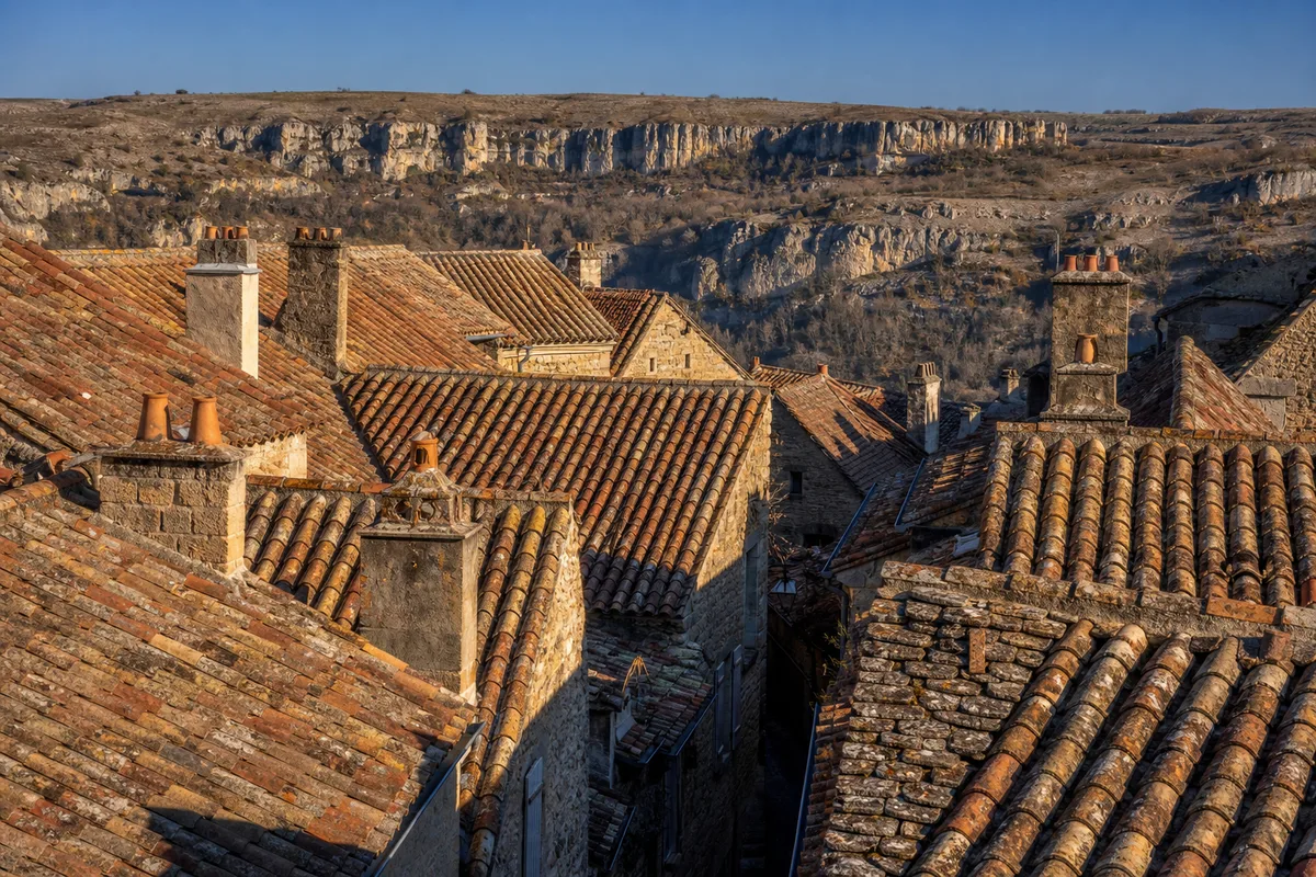 Couvreur à Millau : tuile canal, lauze, souche et zinguerie