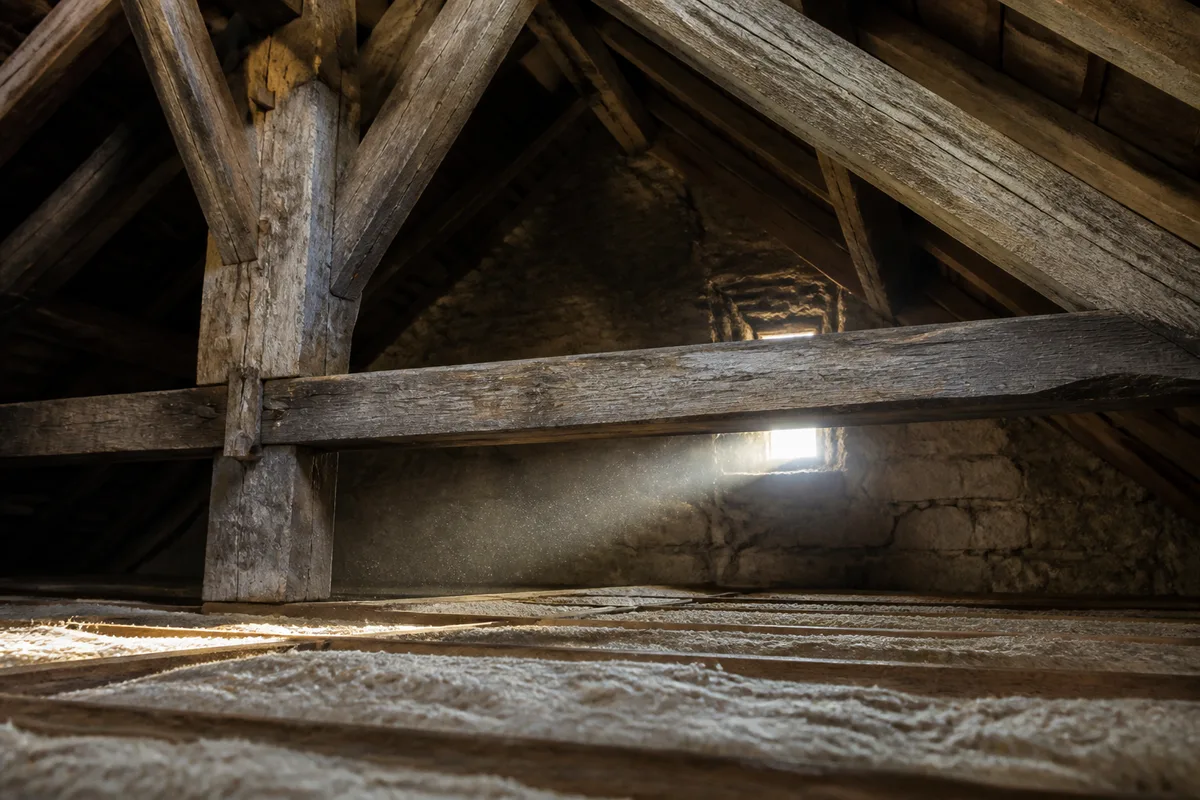 Isolation en Aveyron : combles soufflés et doublage sur pierre